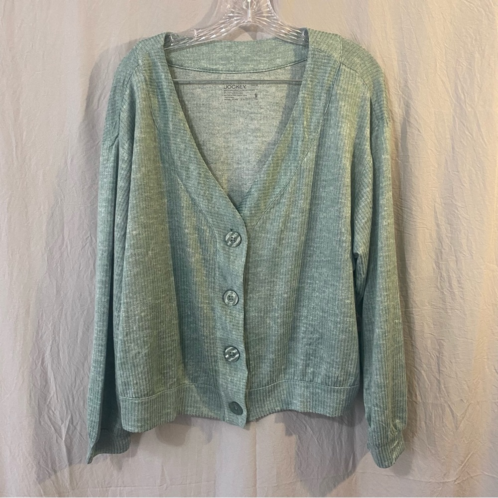 Jockey light mint colored microfiber soft long sleeve NWT 2x